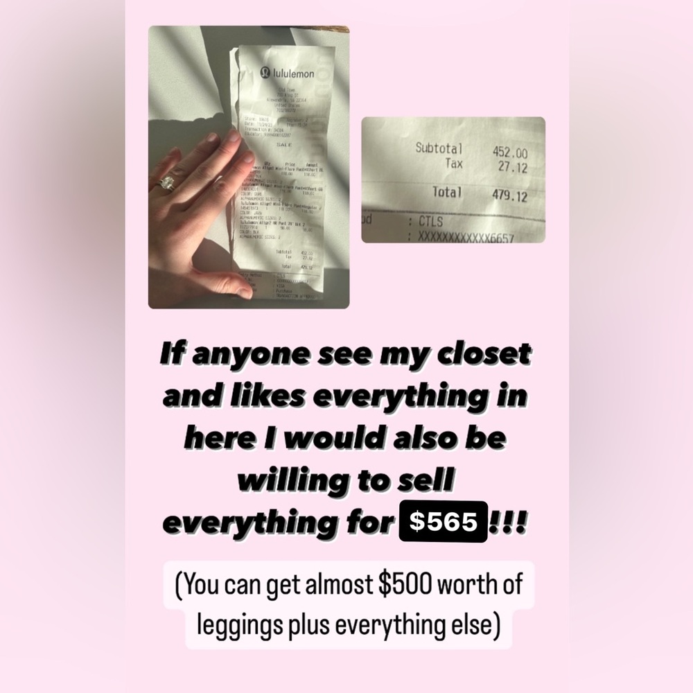 My entire closet for $600 for $3,000 value!!!